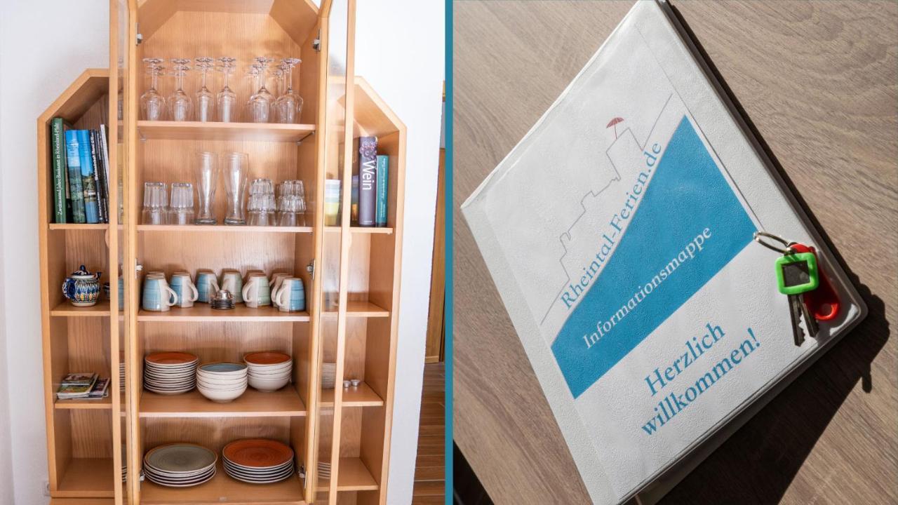 Rheintal-Ferien - 90 Qm Ferienwohnung Mit Wine & Style - Dein Urlaub Am Rhein Niederheimbach Экстерьер фото